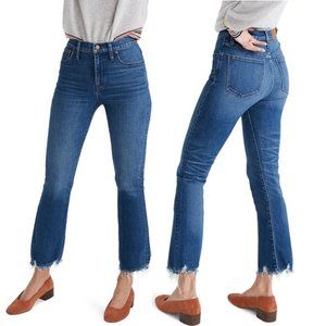 NWT Madewell Cali Demi Bootcut Crop Jeans
